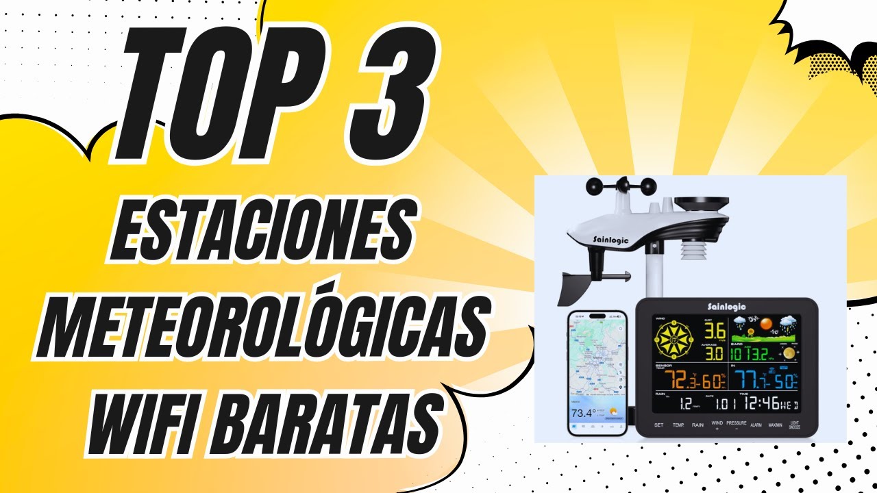 Las 3 Mejores Estaciones Meteorológicas Wifi Baratas de Amazon ✅ [2025]