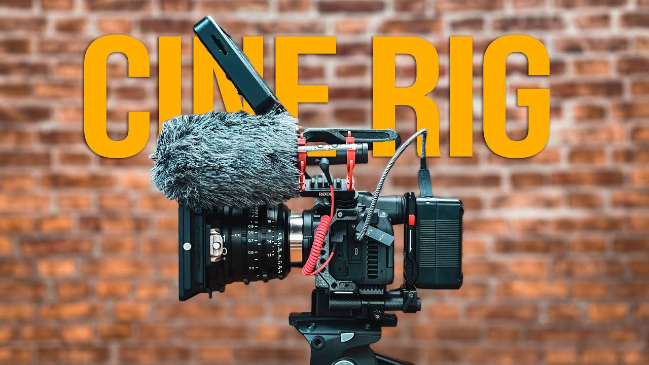 Canon R5C Cine V-Mount Battery Rig - A full fledged Cine Camera