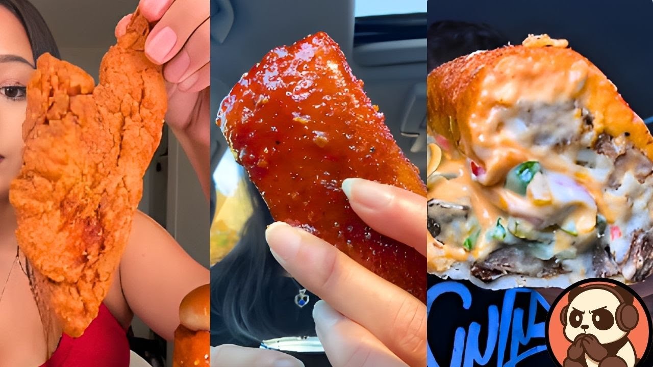 TikTok Mukbang | Tacobell, Mcdonalds, Culver's & more | Chompy Reacts & Review