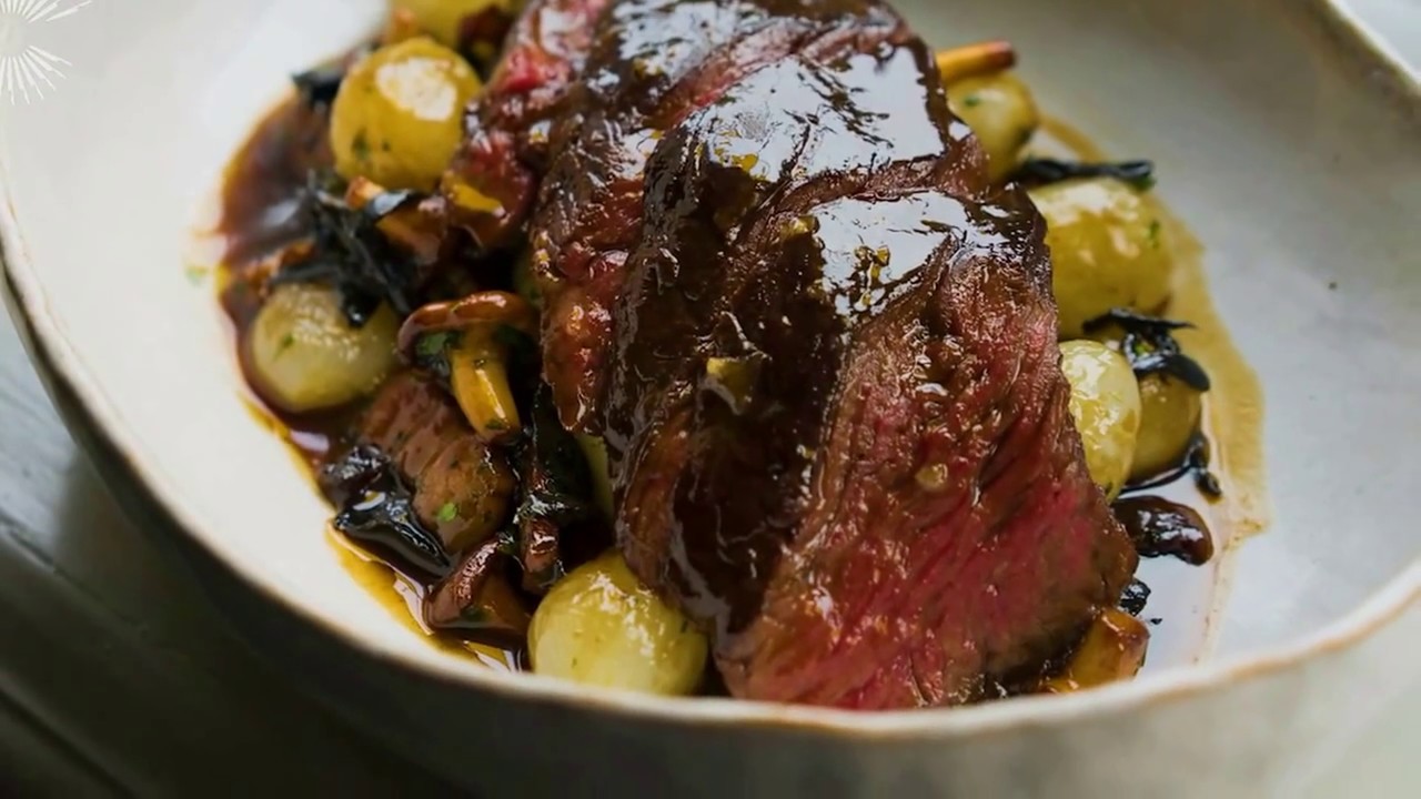 Grilled Onglet of Beef by Andy McLeish