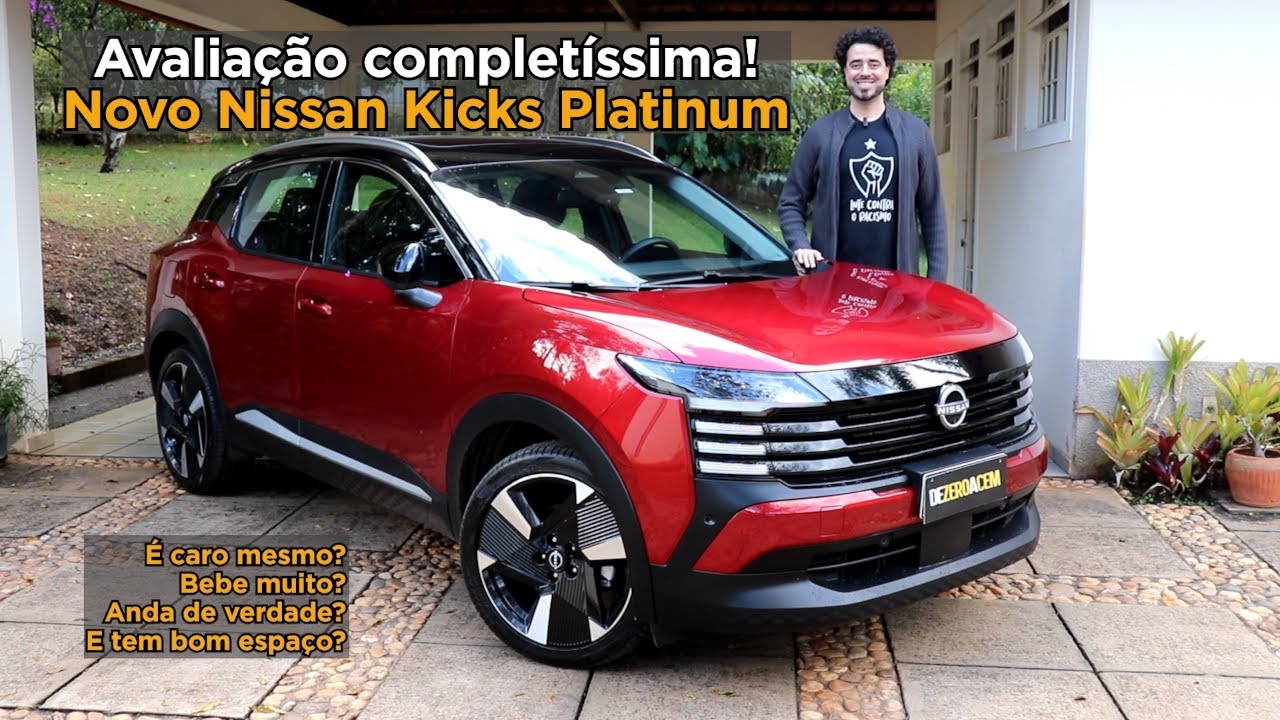 Avaliação mega detalhada do novo Nissan Kicks Platinum!