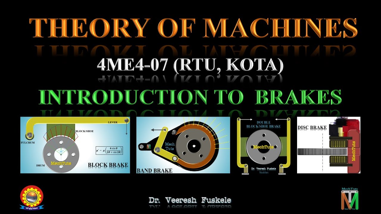 INTRODUCTION TO BRAKES - Dr. Veeresh Fuskele