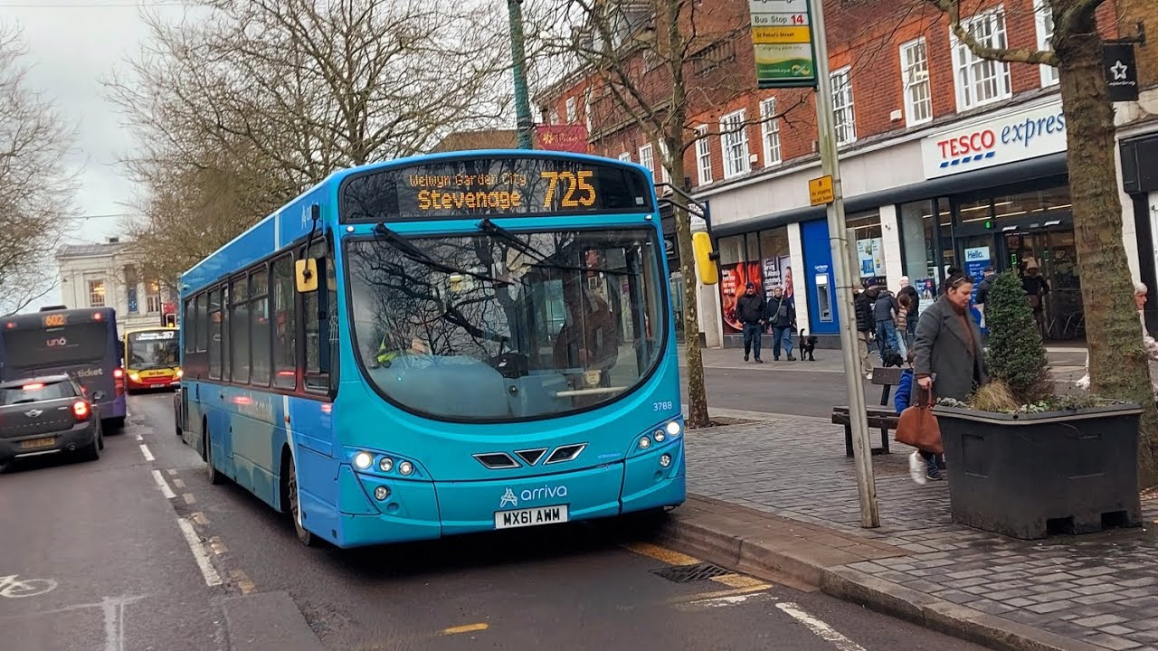 *Whiny Voith* Arriva/DAF SB200 Wright Pulsar 2/€5 (MX61 AWM)