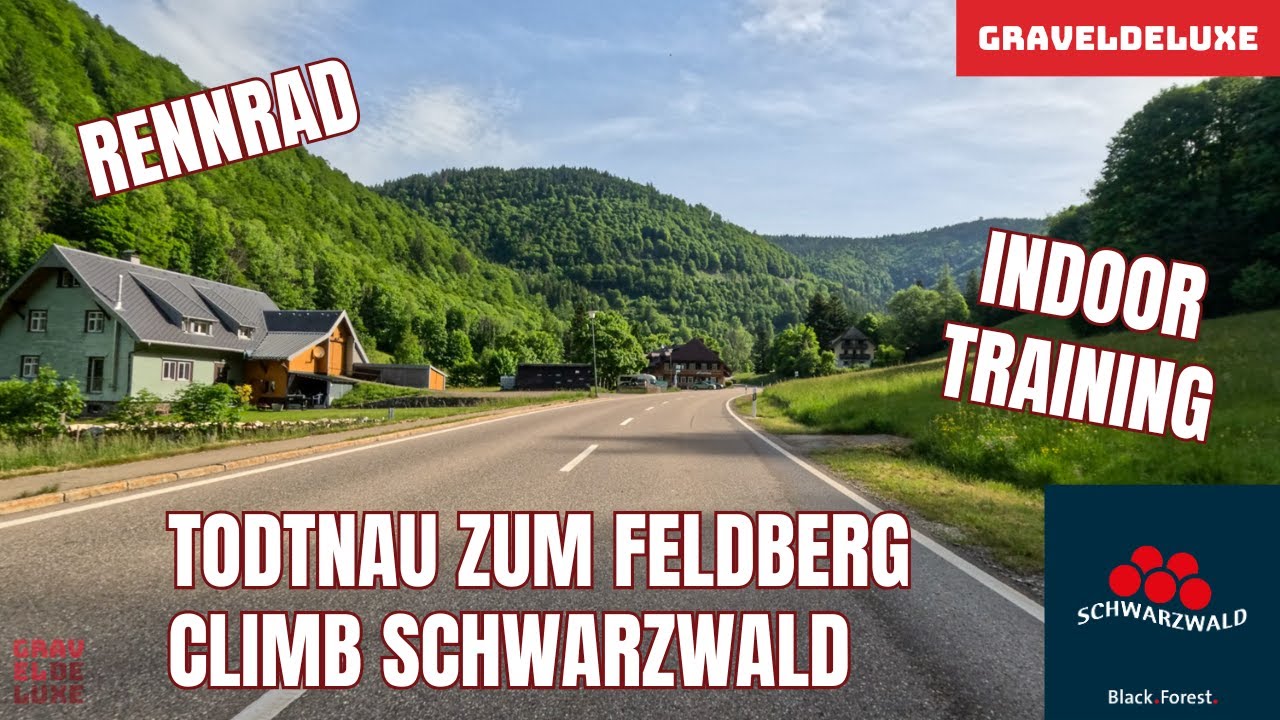 Todtnau zum Feldberg Pass Rennrad Climb Schwarzwald - P&auml;sse und Seen Tour - 3/6 - Indoor Workout