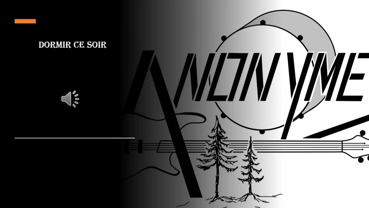 Dormir ce soir. Anonymes