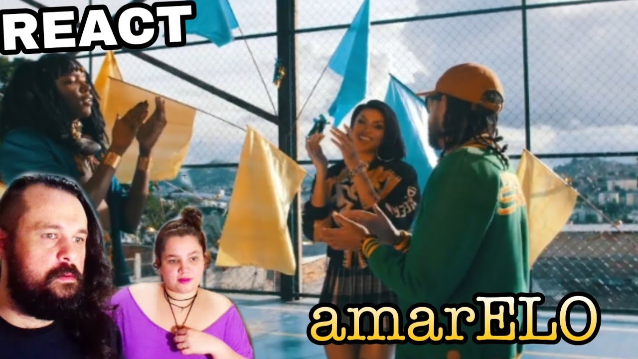 REAGINDO: EMICIDA, FT MAJUR E PABLLO VITTAR -  amarELO