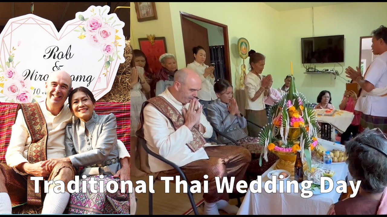 ชมพิธีแต่งงานแบบไทยของเราได้ที่นี่! - Watch Our Thai Wedding Here!