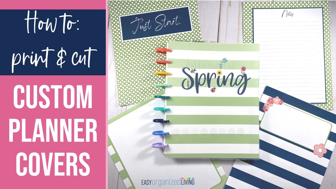 DIY | How to Make Custom Planner Covers | Classic Happy Planner | Printable Planner Inserts | 2022