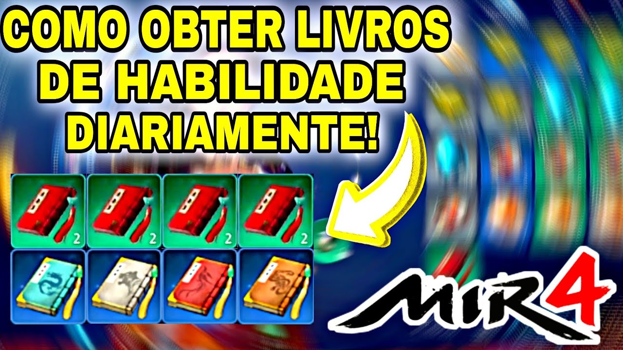 COMO CONSEGUIR MUITOS LIVROS DE HABILIDADE NO MIR4 DIARIAMENTE