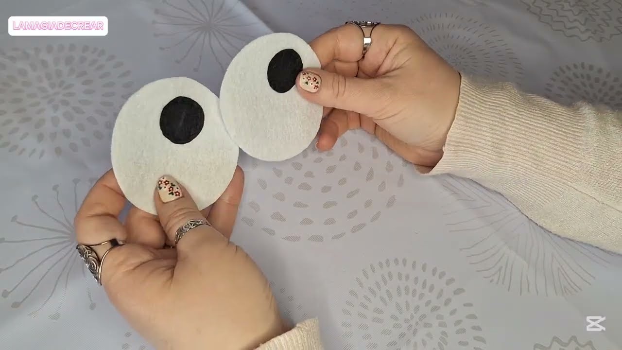 Bonito accesorio guarda pijamas con fieltro