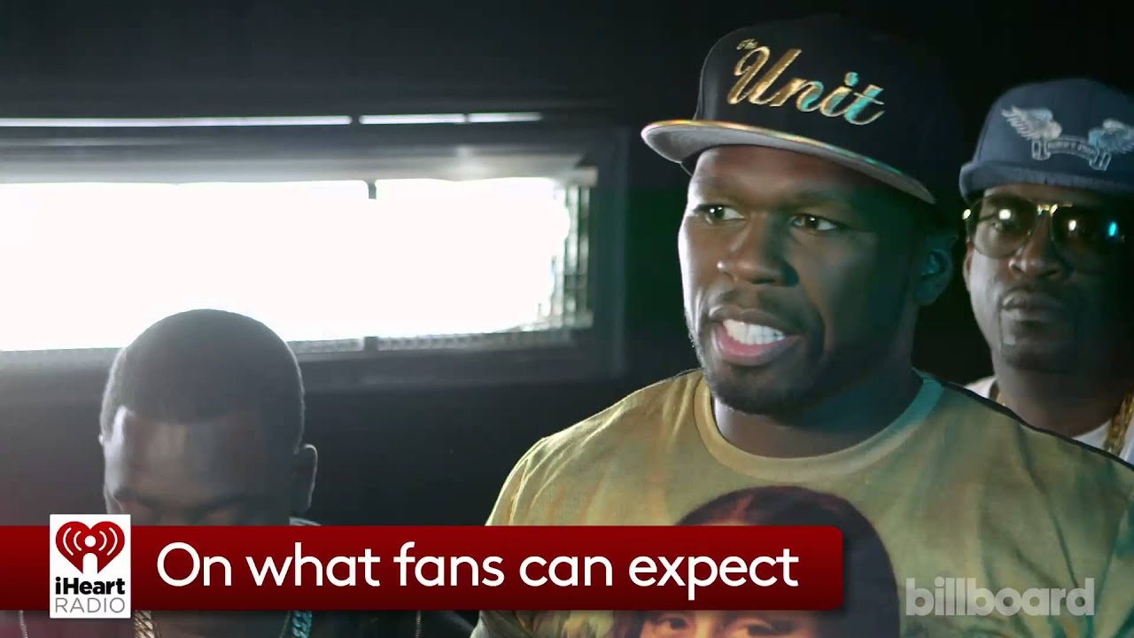G-Unit & 50 Cent Reunion Backstage @ iHeart 2014 with Billboard