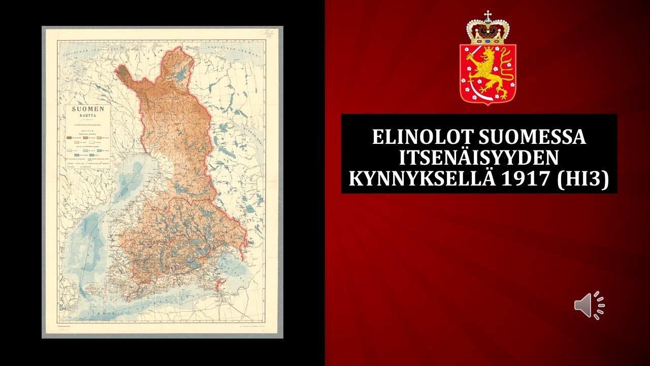 Elinolot Suomen suuriruhtinaskunnassa itsenäisyyden kynnyksellä 1917 (HI3)