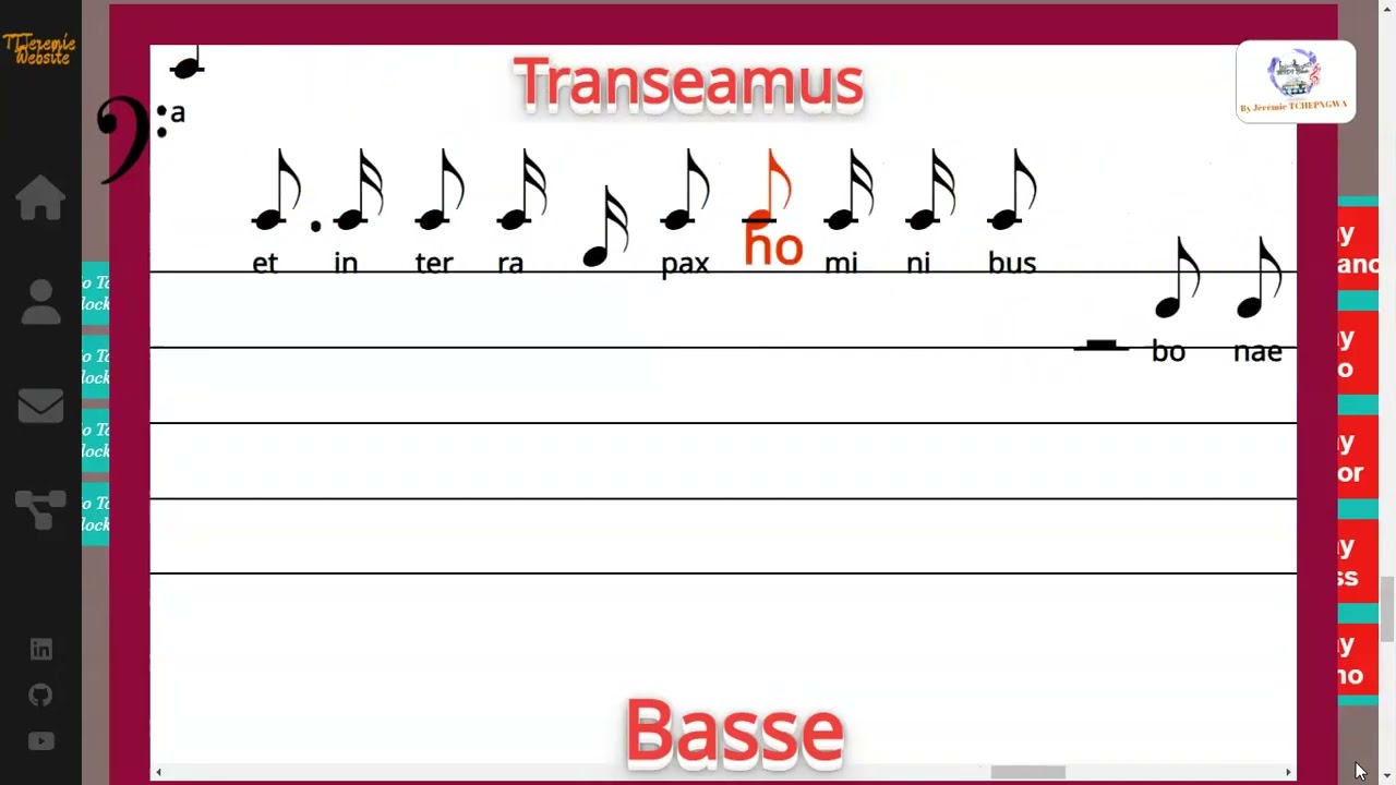 Transeamus usque Bethlehem - J. Schnabel - Basse