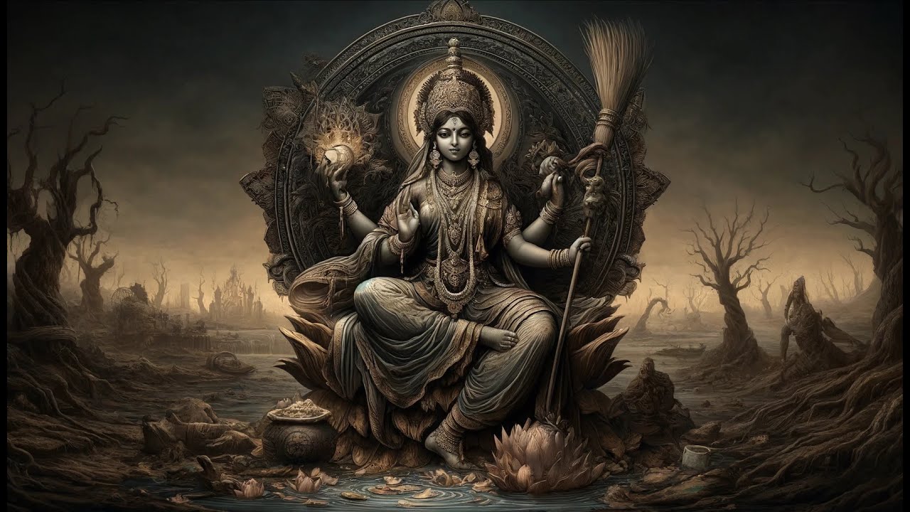 Jyestha Lakshmi Mantra 1008 times | Om Aing Hring Shring Jyestha Lakshmi Swayambhuve