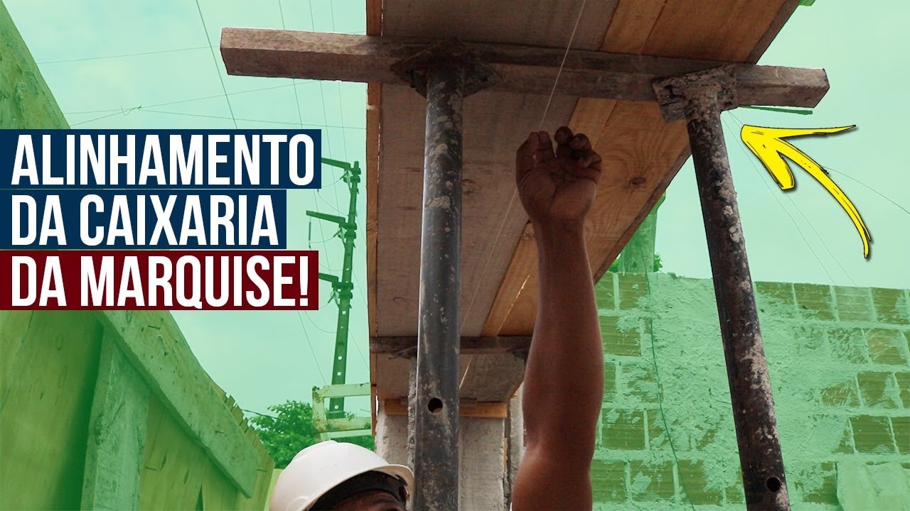 NIVELAMENTO E ALINHAMENTO DA CAIXARIA DA MARQUISE DO PORTÃO DE CORRER!! Parte 9