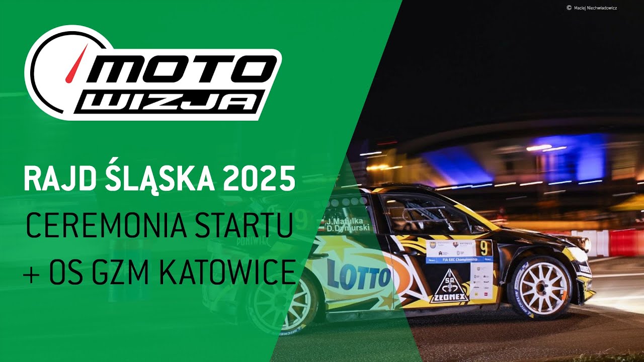 [NA ŻYWO] Rajd Śląska 2025: Ceremonia startu + OS GZM Katowice