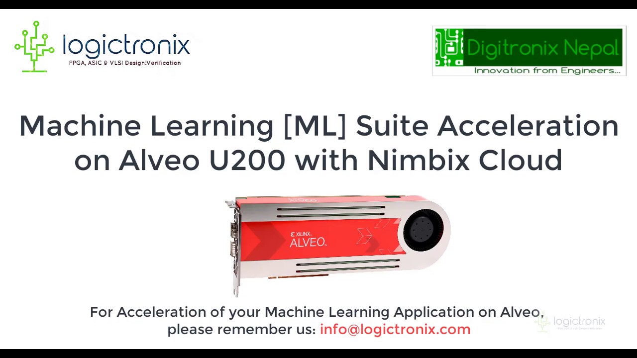 Machine Learning [ML] Suite Acceleration with Alveo U200/U250 FPGA