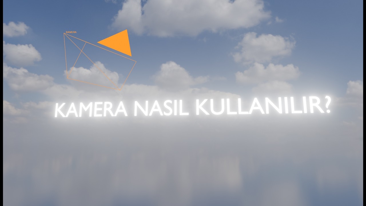 Blender'de kamera nasıl kullanılır? tüm detaylarıyla (TÜRKÇE)