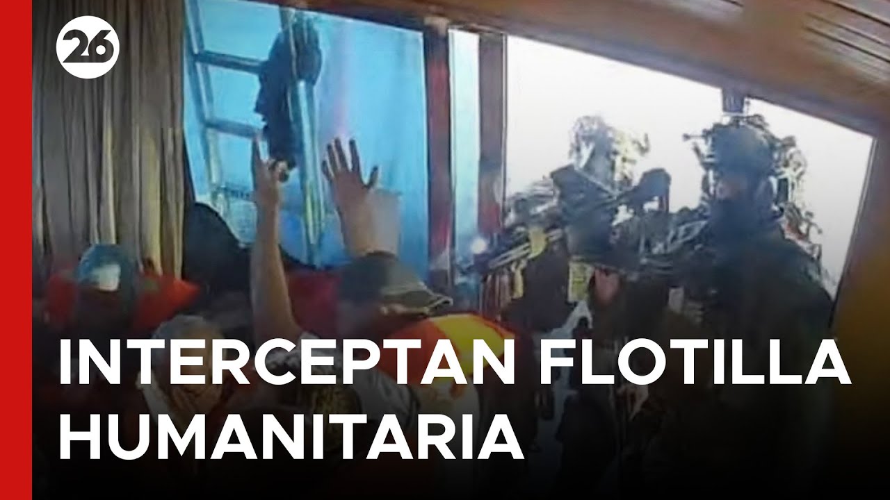 🚨 URGENTE - AHORA | Buques militares de Israel interceptan la flotilla de ayuda a Gaza