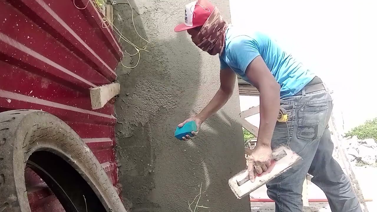 paano mag palitada ng bakod