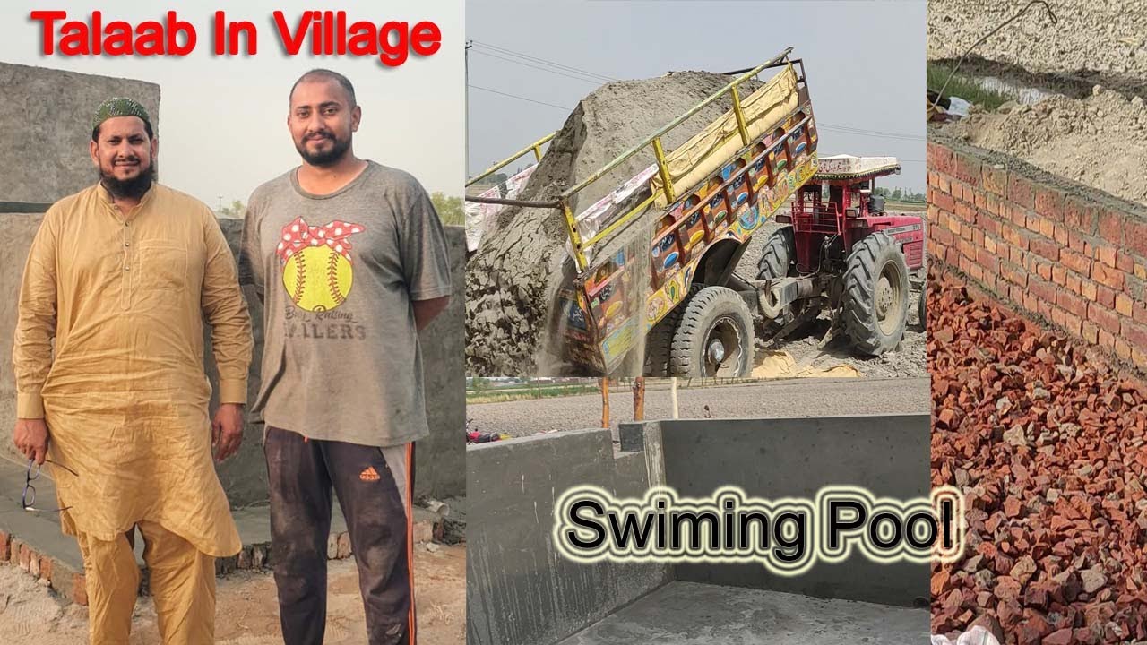 New Talaab Taimeer kia | Make Swiming Pool In Village | First Volg in Village | Village Life |