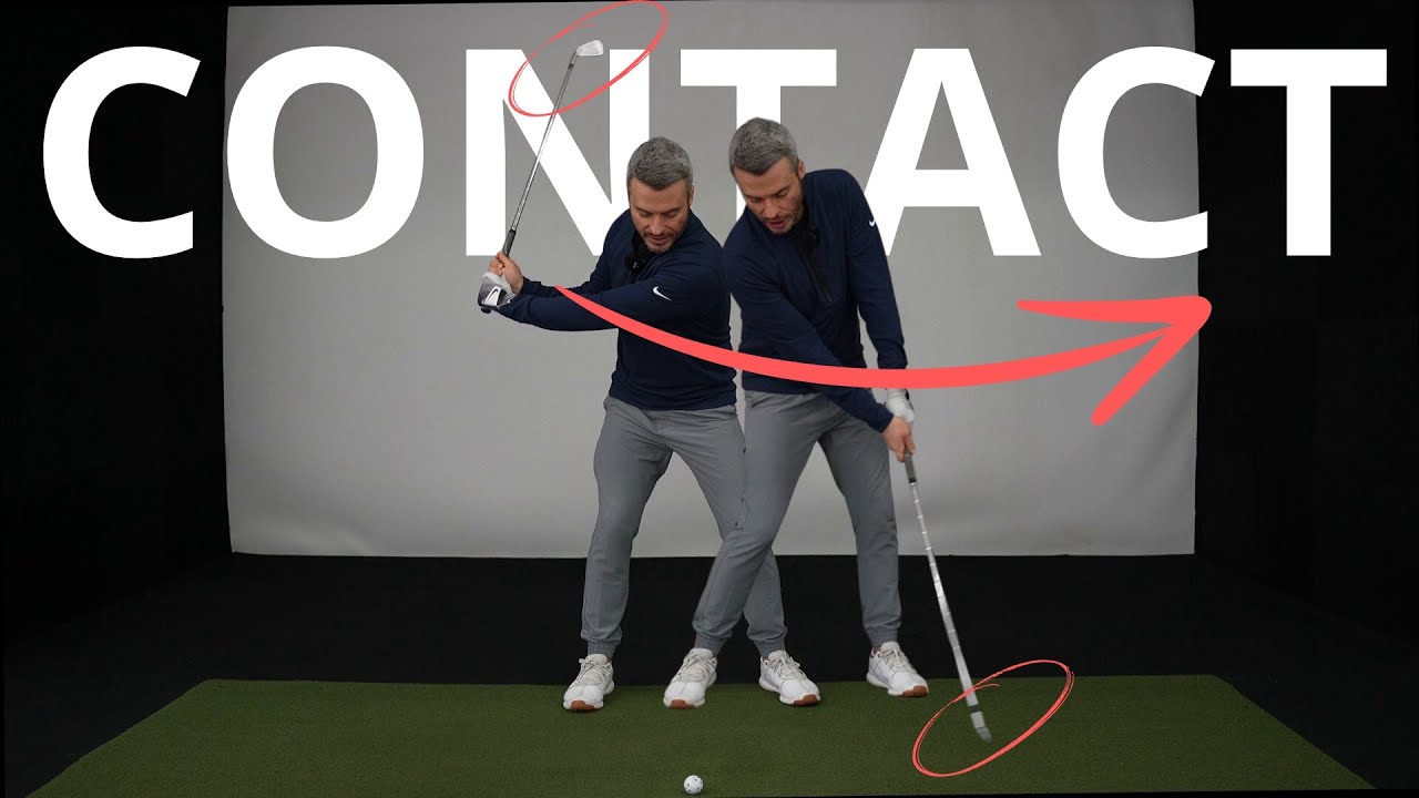 Pourquoi on touche le sol avant la balle au golf?