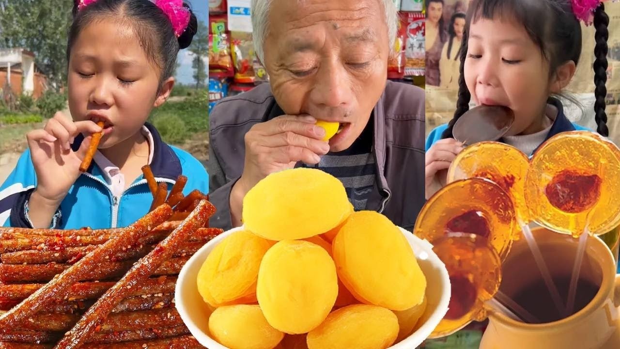 Kumpulan video TikTok camilan Tiongkok jaman dulu, kompilasi camilan Tiongkok masa kecil EP755