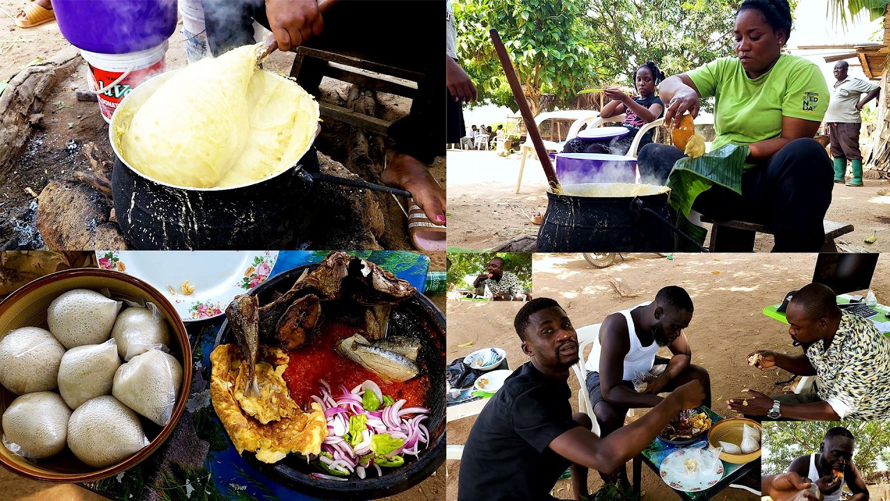 Traditional Banku & Hot Pepper Recipe | Village Method with Special Tip!