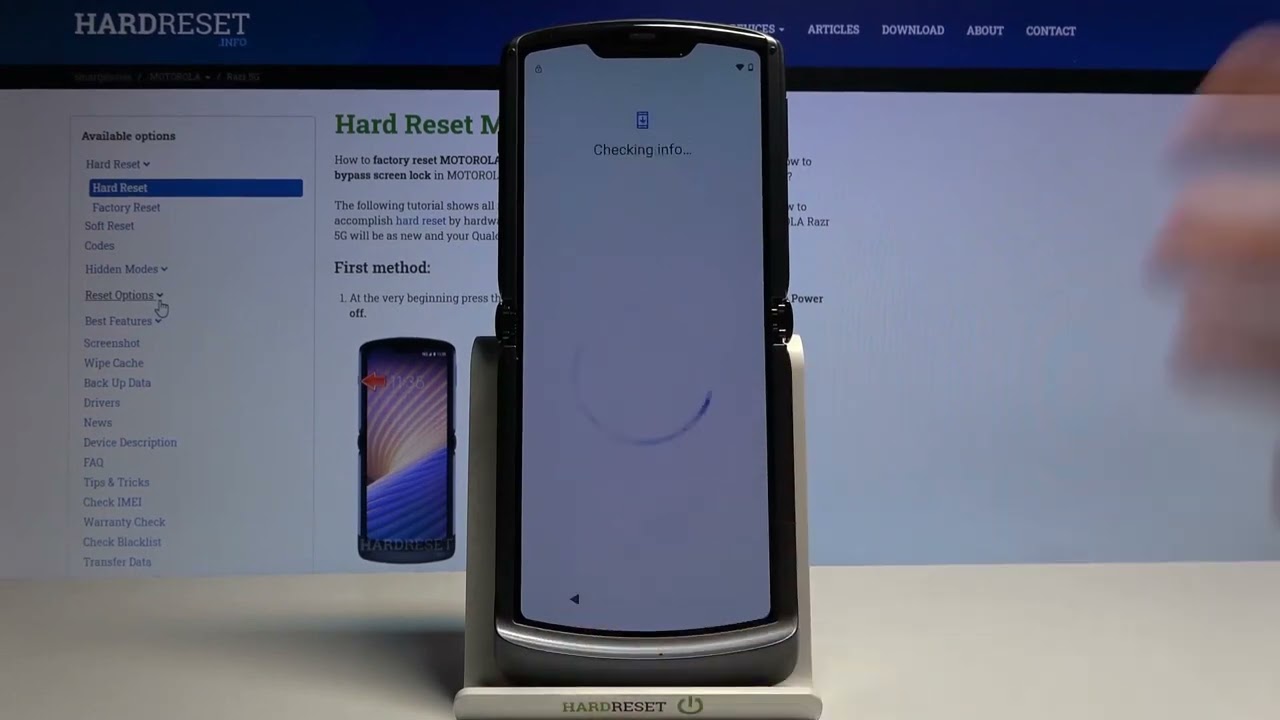 Google-Sperre umgehen: FRP-Entfernung beim Motorola Razr 5G
