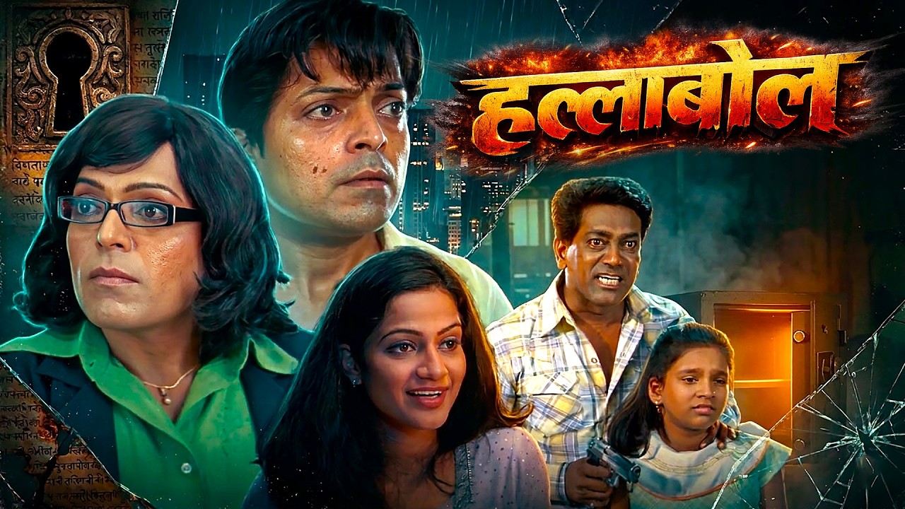बहिणीसाठी साडी नेसली… आणि हातात आला हिरा! | Hallabol (हल्लाबोल) | New Marathi Comedy Movie