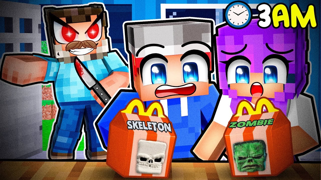 Do NOT EAT THE 3 AM MINECRAFT HAPPY MEAL!