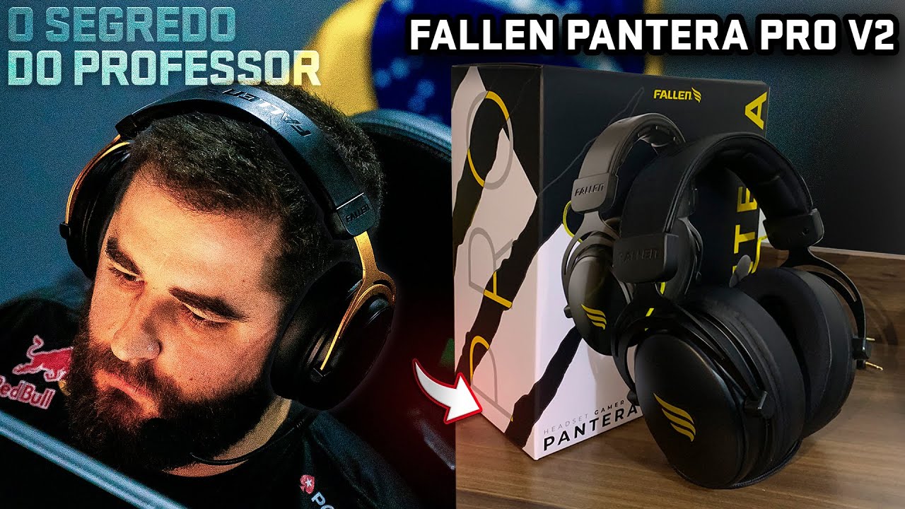 FALLEN... QUE FONE &Eacute; ESSE?! O NOVO HEADSET PANTERA PRO V2 DA FALLEN STORE! TESTEI e ME SURPREENDI!