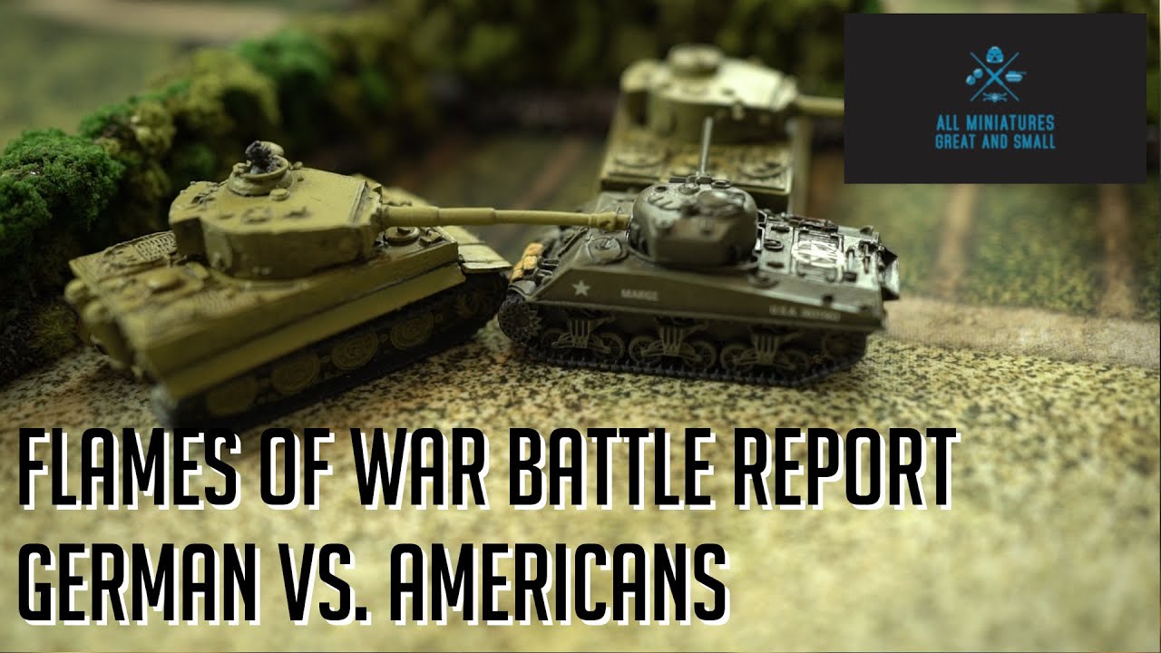 Flames of War Battle Report:  Fallschirmjager Stug Company versus American Sherman Company