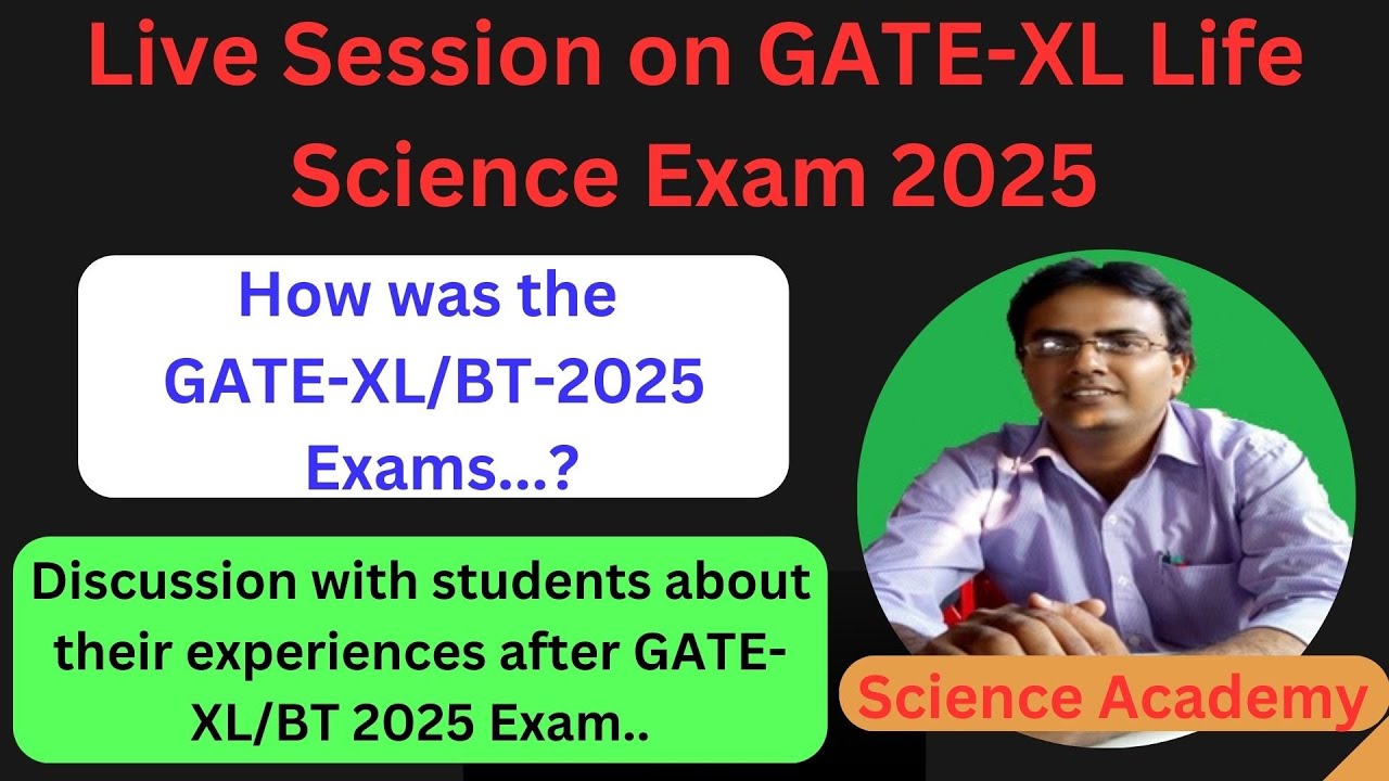 Students reaction/ experience after their GATE-XL/BT-2025 Exam: Live discussion session
