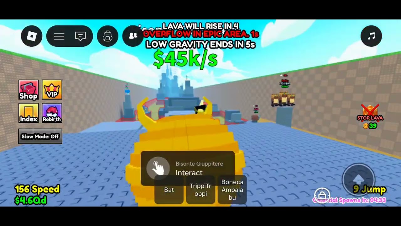 Survive LAVA for BRAINROTS 