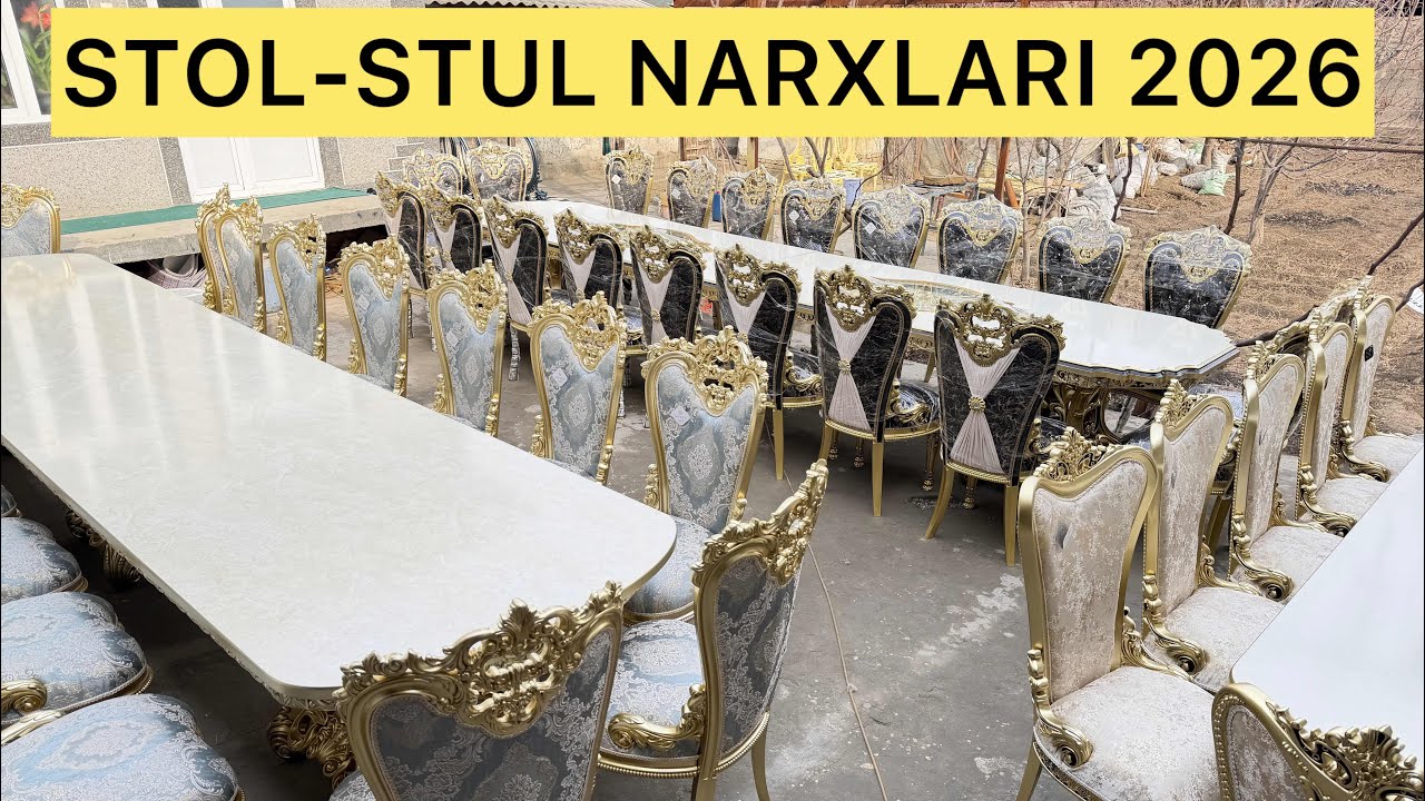 ENG SO’NGGI DIZAYNDAGI STOL-STULLAR🔥SO’NGGI NARXLARINI OBZOR QILDIK