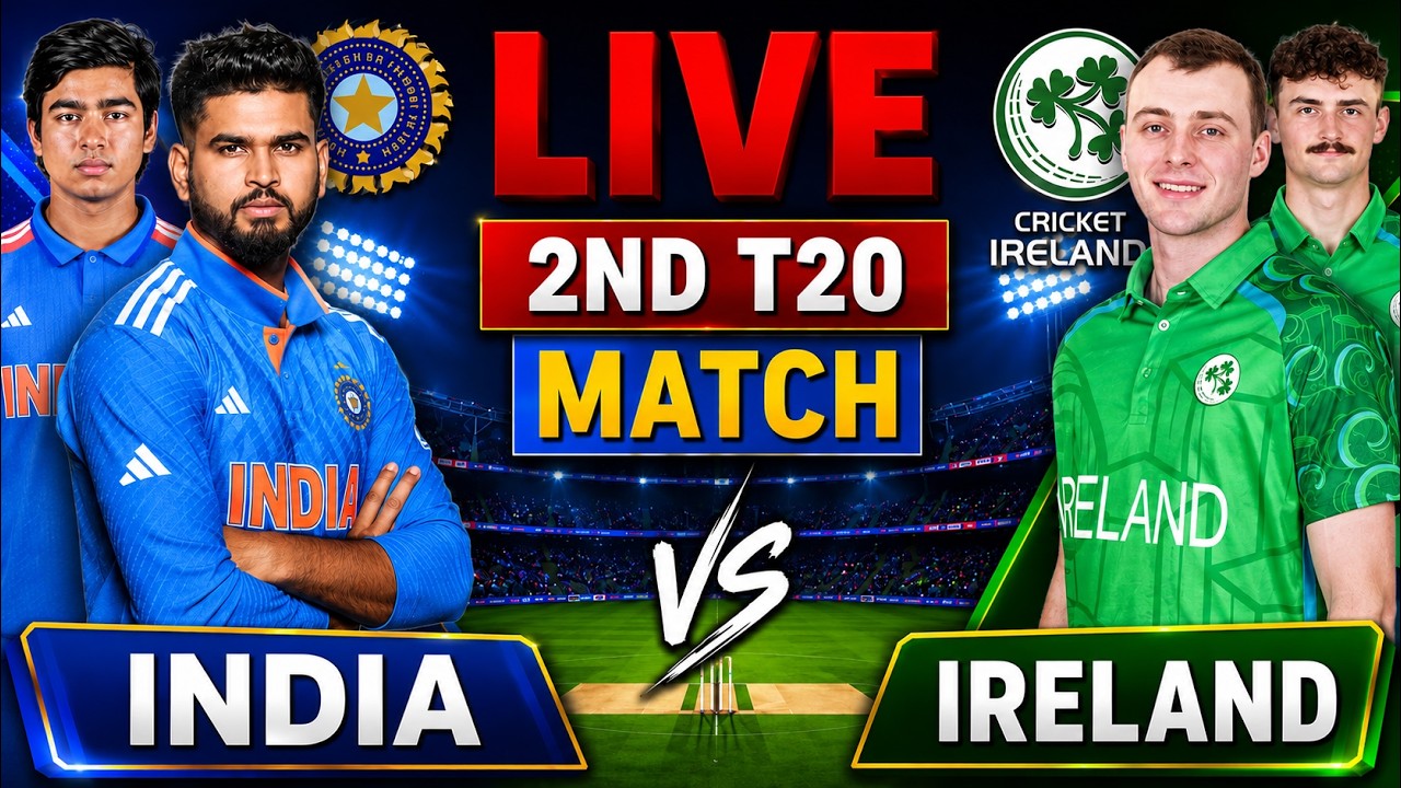 🔴 Live IND Vs IRE T20 Match | Live Cricket Match Today | IND vs IRE 2nd T20 1st innings #livescore