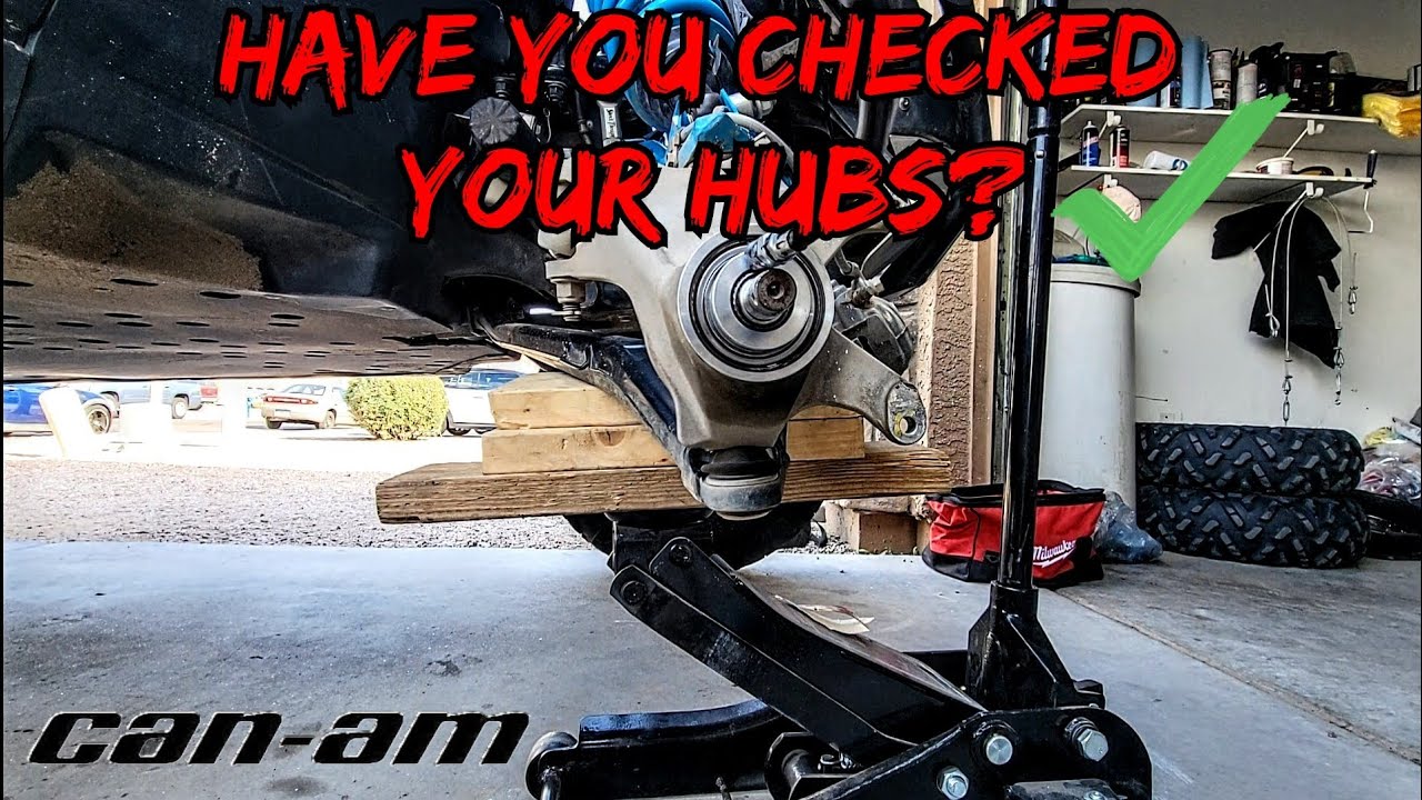 How to Regrease Can Am x3 Wheel Bearings.