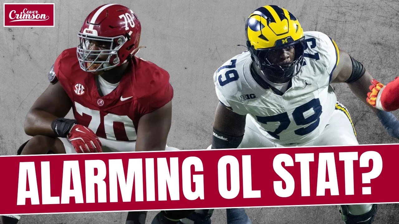WHOA: Concerning Stat Regarding Alabama's Offensive Line REVEALED | Alabama Football Podcast