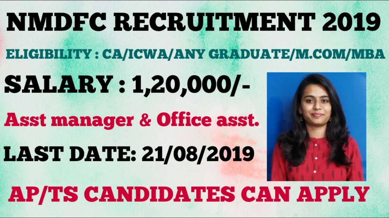 How to apply online for NMDFC RECRUITMENT 2019 ||  latest job updates