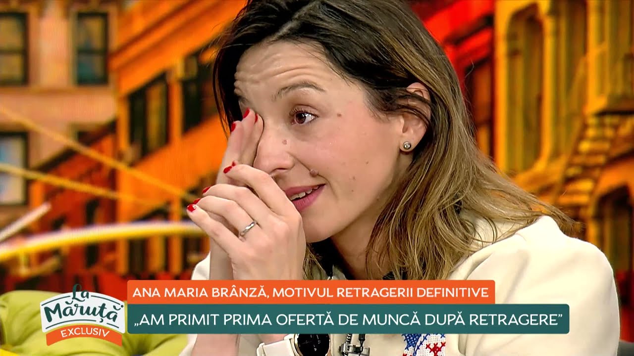 Ana Maria Brânză, motivul retragerii definitive