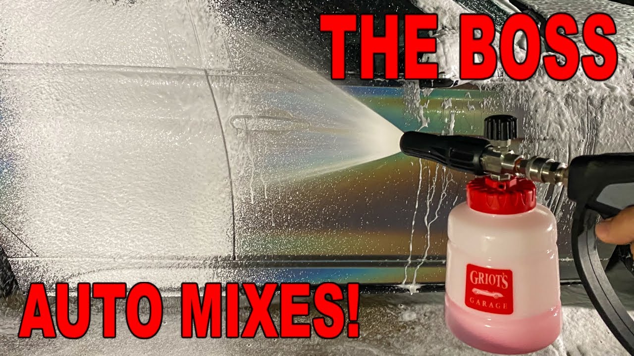Griot's Garage THE BOSS Foam Cannon | AUTO MIXES! | BF302