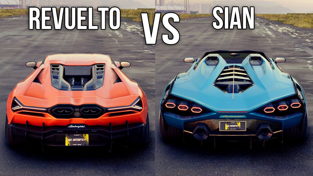THE CREW MOTORFEST: LAMBORGHINI REVUELTO VS LAMBORGHINI SIAN (WHICH IS FASTEST?)