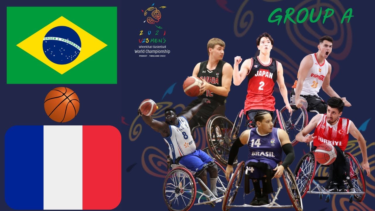 Brasil x França - Mundial Sub 23 | Basquete em Cadeira de Rodas | IWBF