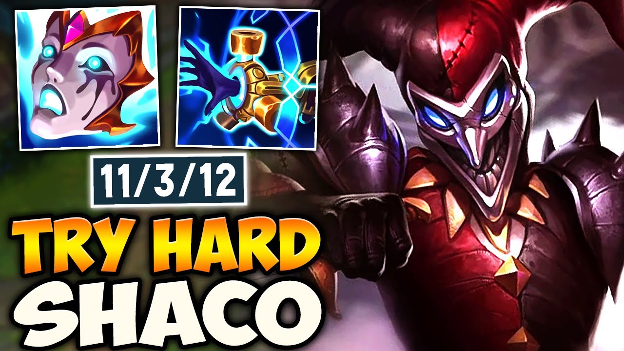 WHEN PINK WARD GOES FULL TRY-HARD IN HIGH ELO (SICK SHACO PLAYS) - League of Legends