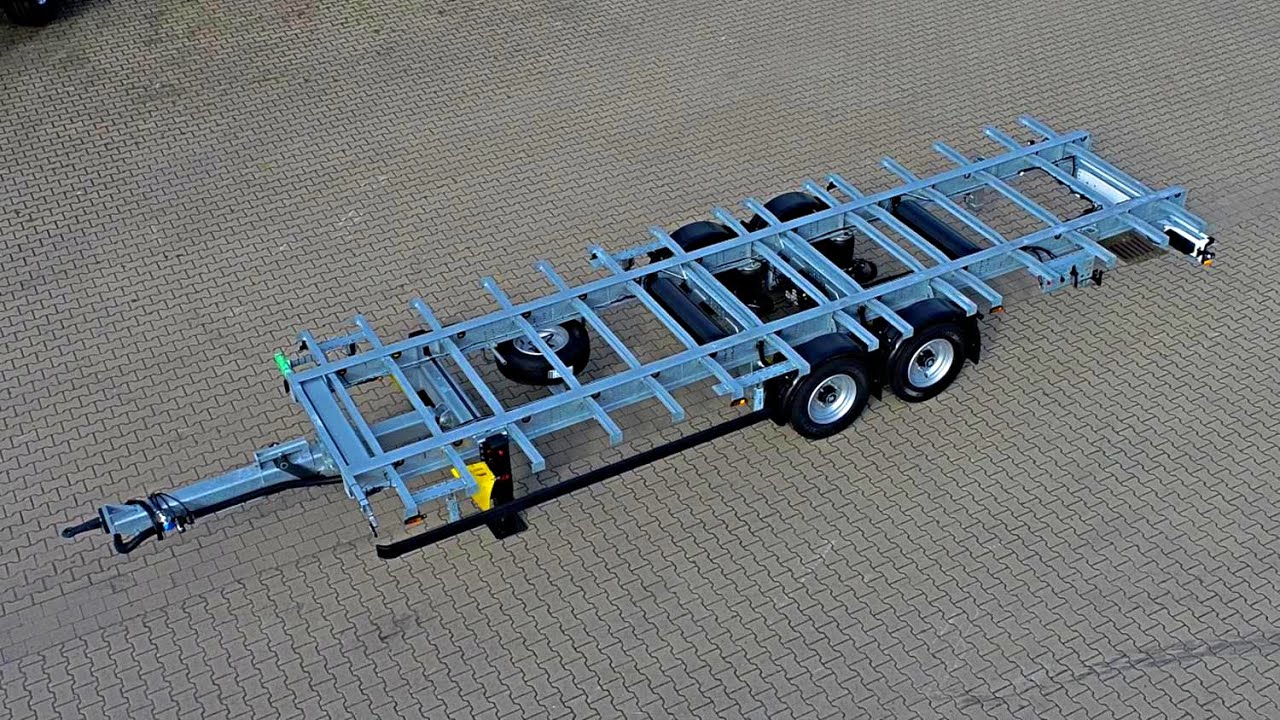 WEB TRAILER Zentralachs-Chassis f&uuml;r Trockenfrachtaufbau