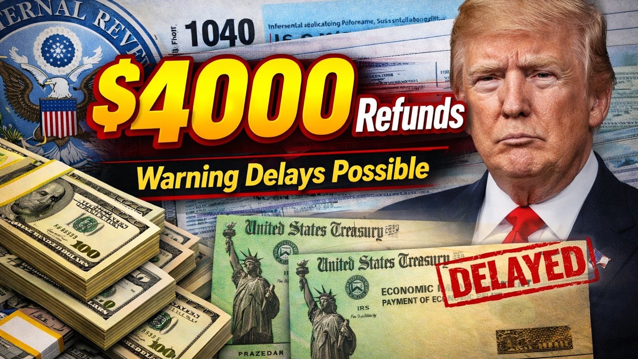 $4000 Tax Refunds Starting Today - BUT there's a Problem