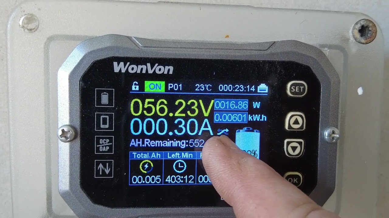 WonVon Battery Monitor with Shunt 400A 0V-120V Battery Monitor Review for 48V Solar