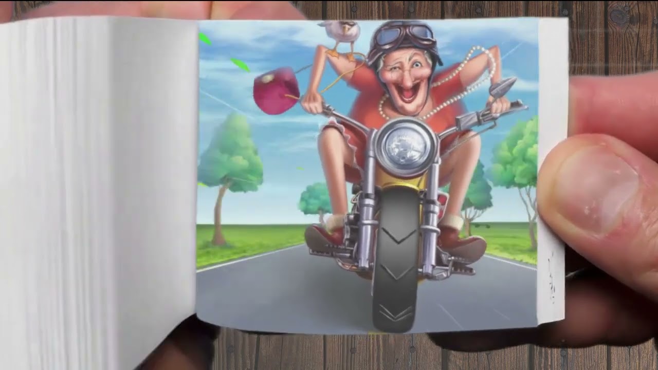 Stylish Grandma Riding Bike  | Digital Flipbook | FlipMeGo