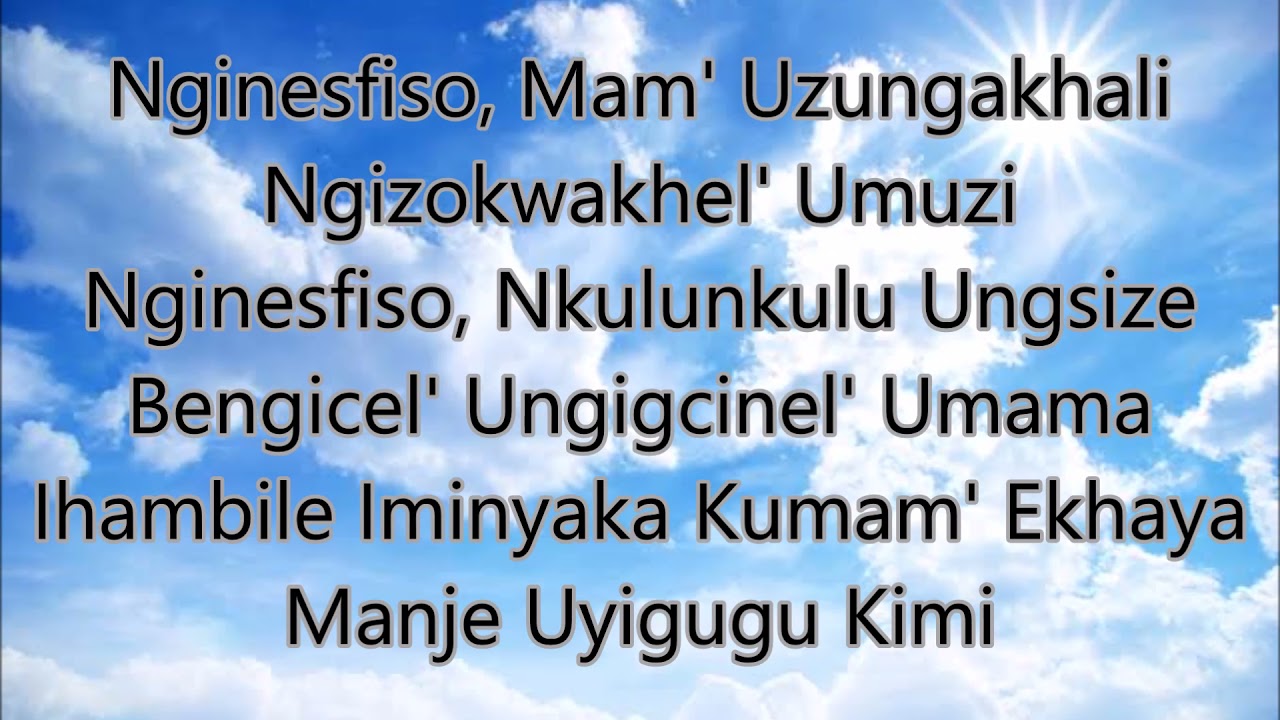 Yander ft Dubel Nkulunkulu Ungisize Bengicela Ungigcinele Umama Lyrics